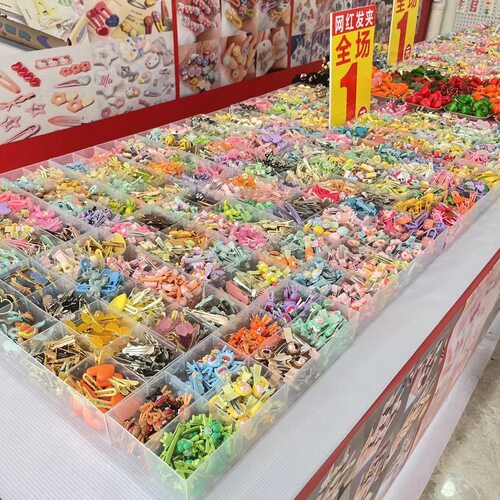 地摊网红发夹一元发夹饰品