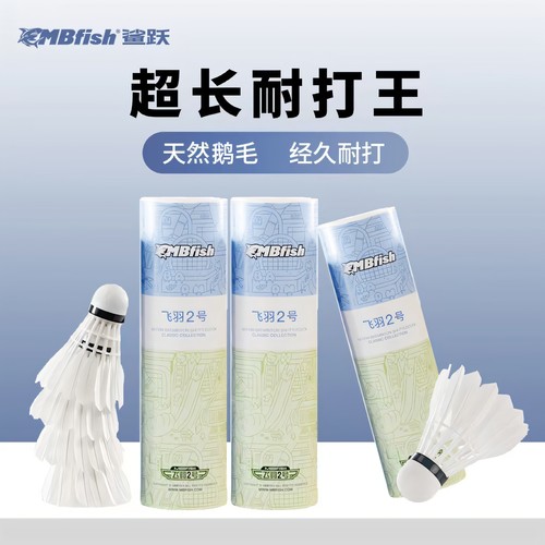 羽毛球耐用稳定耐打训练鹅毛球