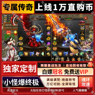 传奇手游专属超变单职业复古手游顶赞沉默福利号gm非单机游戏联网