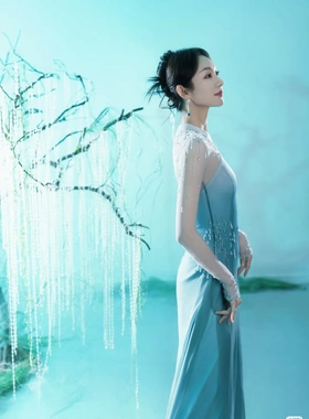 2026年春晚同款古典舞《喜雨》舞蹈服装演出服饰