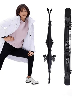 日本SHAVLIN滑雪双板饺子皮便携弹力单肩背带保护板刃套防划防锈