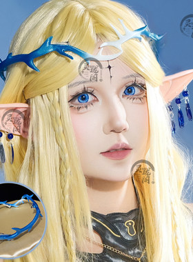 鸣潮卡提希娅cos假发饰次元契约提希娅动漫cosplay头饰3D道具