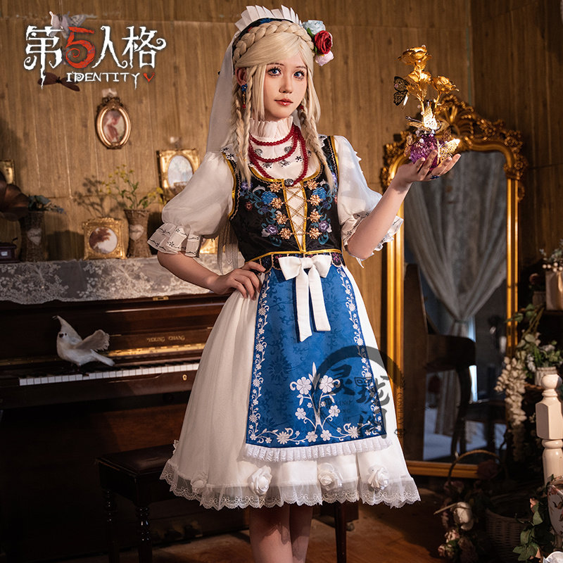 第五人格调香师鸽子般的尤迪特cos服女调香师Cosplay礼服稀世时装图片