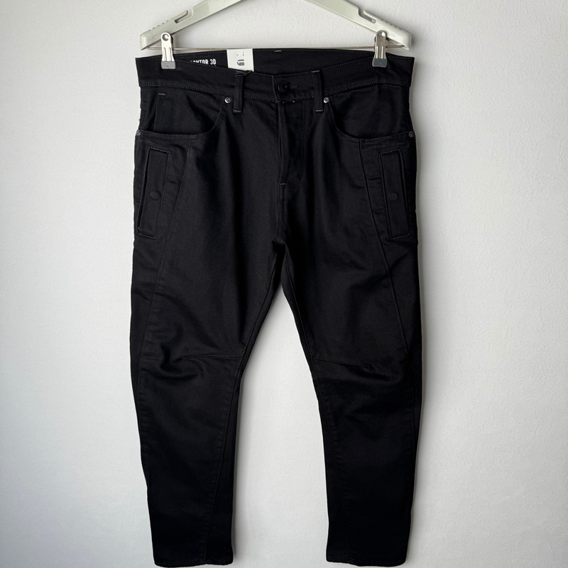 G牛仔裤新款男士帅气黑牛弹力休闲秋冬厚款牛仔休闲长裤子男下装