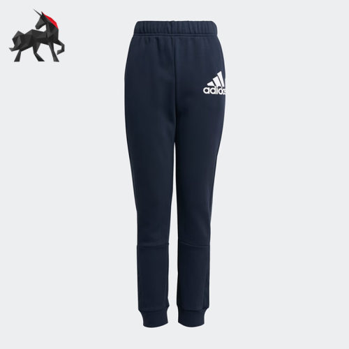 Adidas/阿迪达斯正品秋儿童运动休闲舒适透气束脚长裤 H07735