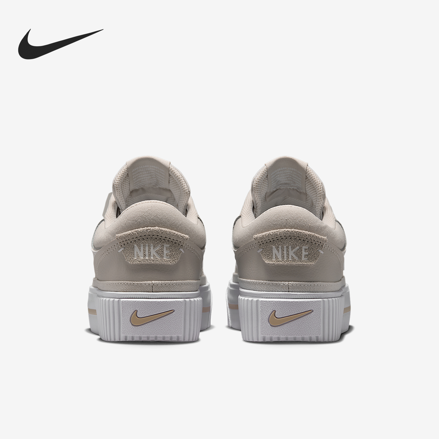 耐克女士舒适厚底耐磨板鞋