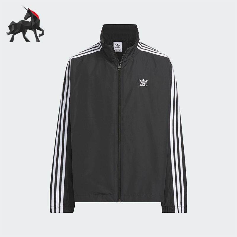 阿迪达斯新款大童运动夹克外套