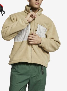 Nike/耐克正品冬季新款男子拼接摇粒绒夹克外套BQ3446-297