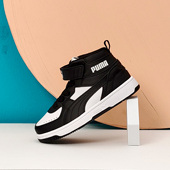 374688 Puma 中帮大童魔术贴运动休闲板鞋 新款 彪马正品