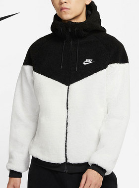 Nike/耐克正品外套男冬季新款风行者羊羔绒保暖运动夹克 DD0300