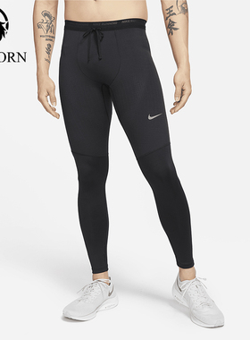 Nike/耐克正品男士耐穿运动训练跑步透气印花紧身长裤CZ8824-010