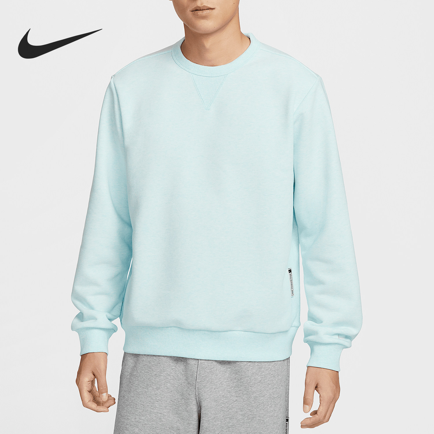 Nike/耐克正品新款男士圆领宽松简约经典卫衣套头衫FZ0221-474