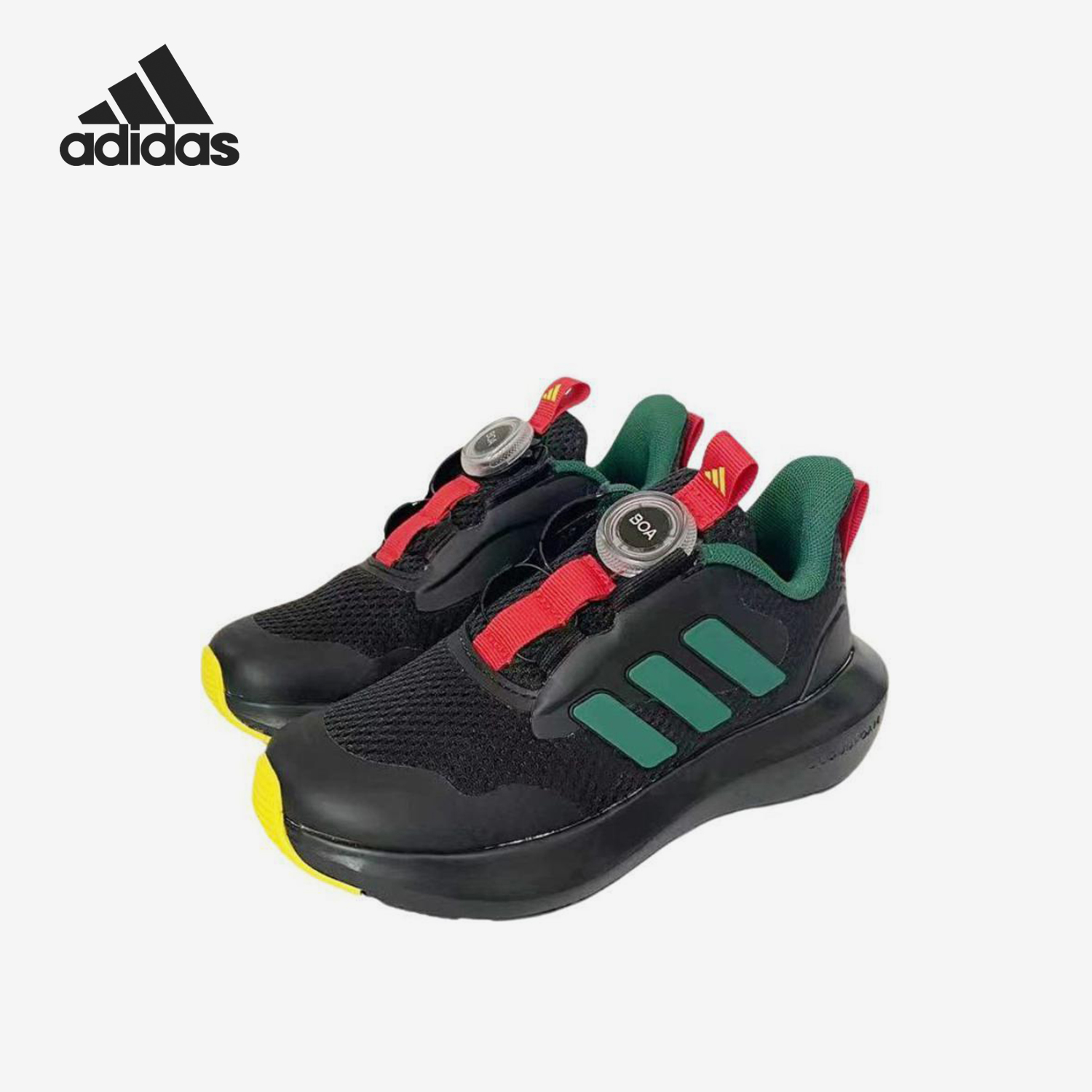 Adidas/阿迪达斯正品2025儿童耐磨低帮经典运动透气跑步鞋JI2197