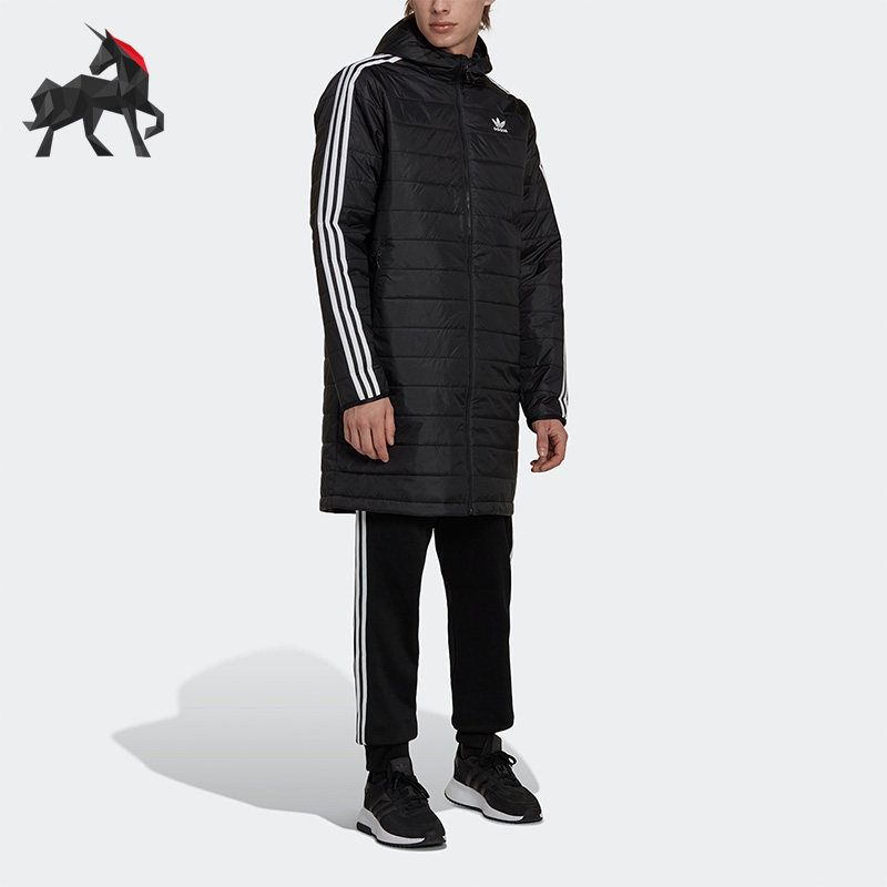 Adidas/阿迪达斯男子中长款棉服