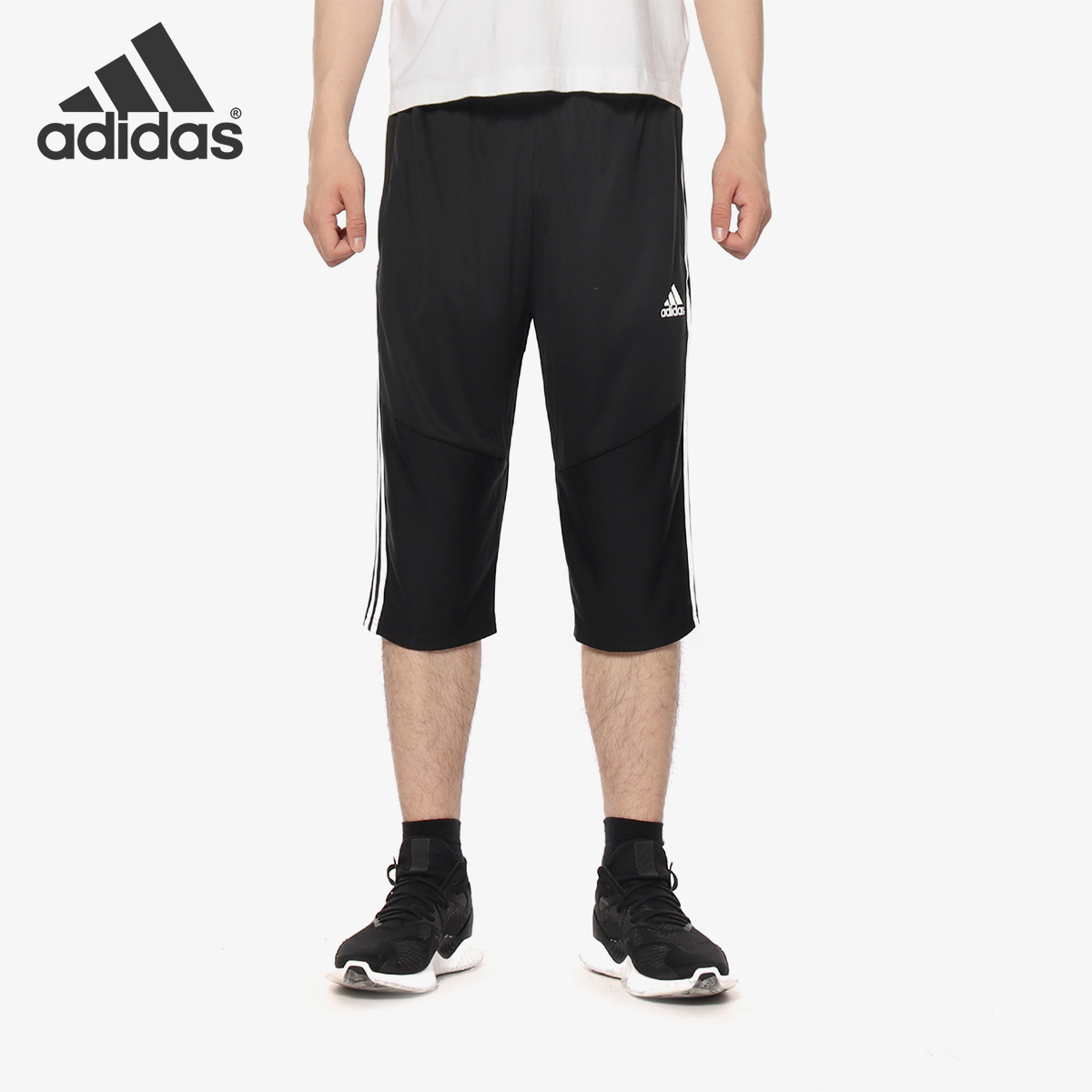 Adidas/阿迪达斯官方正品男子夏季足球训练七分运动短裤D95948