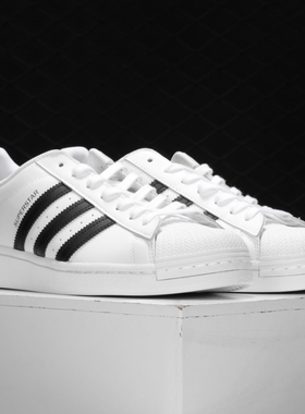 Adidas/阿迪达斯三叶草男女鞋夏金标贝壳头休闲鞋板鞋EG4958