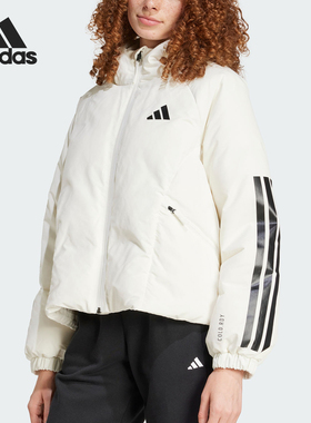 Adidas/阿迪达斯正品PUFFY DOWN女士抗风保暖羽绒服JG3865