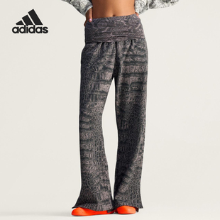 Adidas 阿迪达斯正品 LOOSE JN2216 P女士休闲印花宽松运动裤