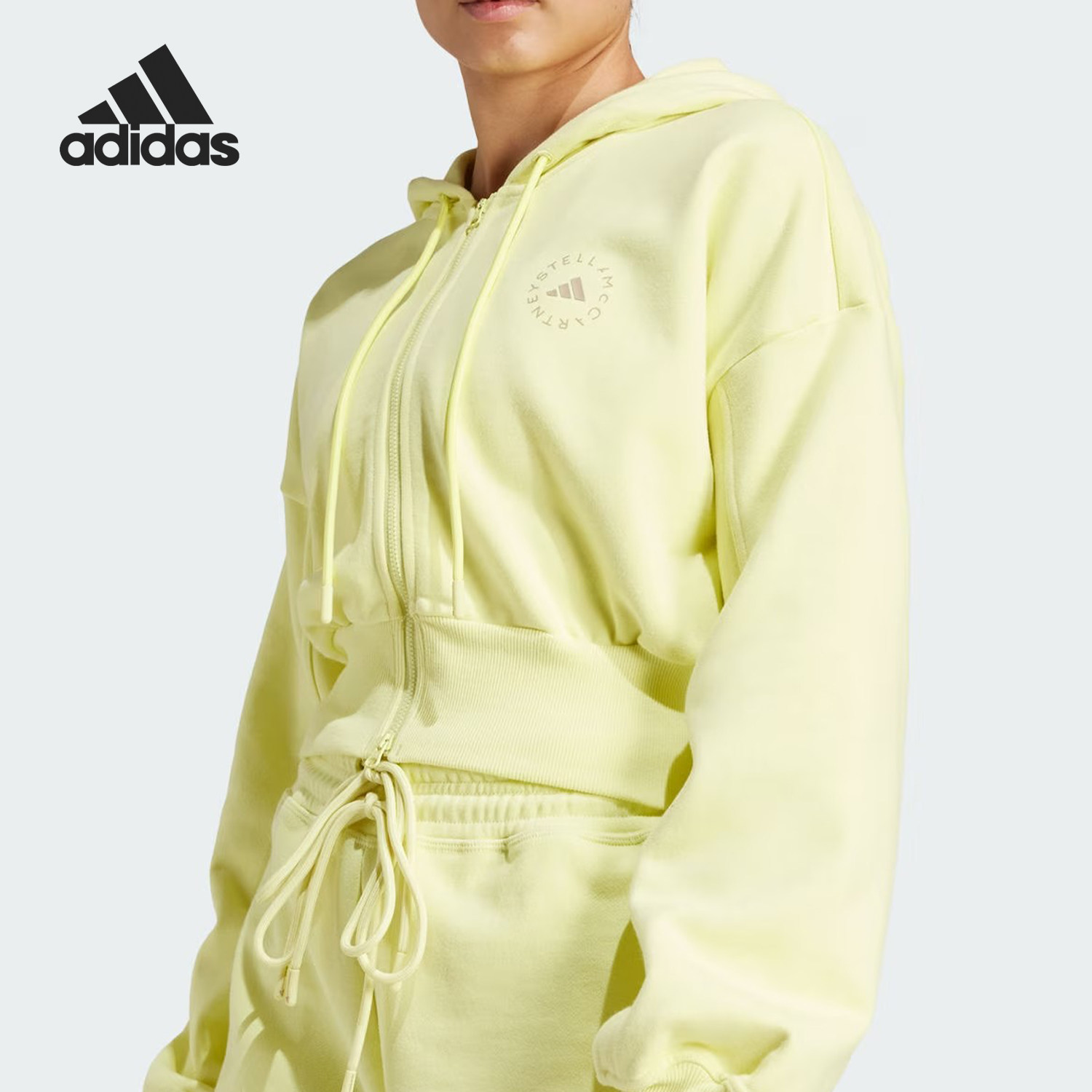 Adidas/阿迪达斯正品新款女士短款运动连帽夹克外套IN3636,运动服/休闲服装,运动茄克/外套,淘宝优惠券,粉丝福利购,淘宝优惠卷