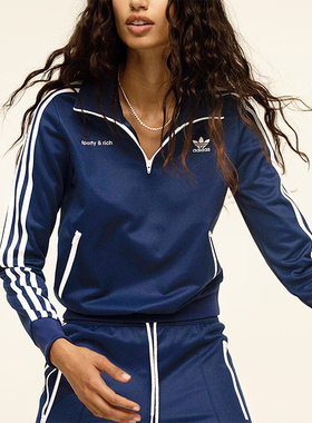 Adidas/阿迪达斯正品三叶草女士时尚复古运动休闲上衣JD3770