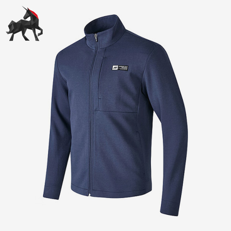 Skechers/斯凯奇正品男子防风保暖针织运动夹克外套P423M097-02MZ