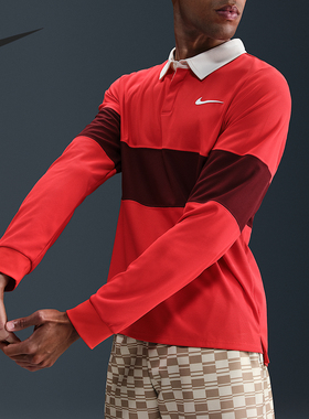 Nike/耐克正品Dri-FIT ADV男士翻领宽松经典修身长袖IB8142-696