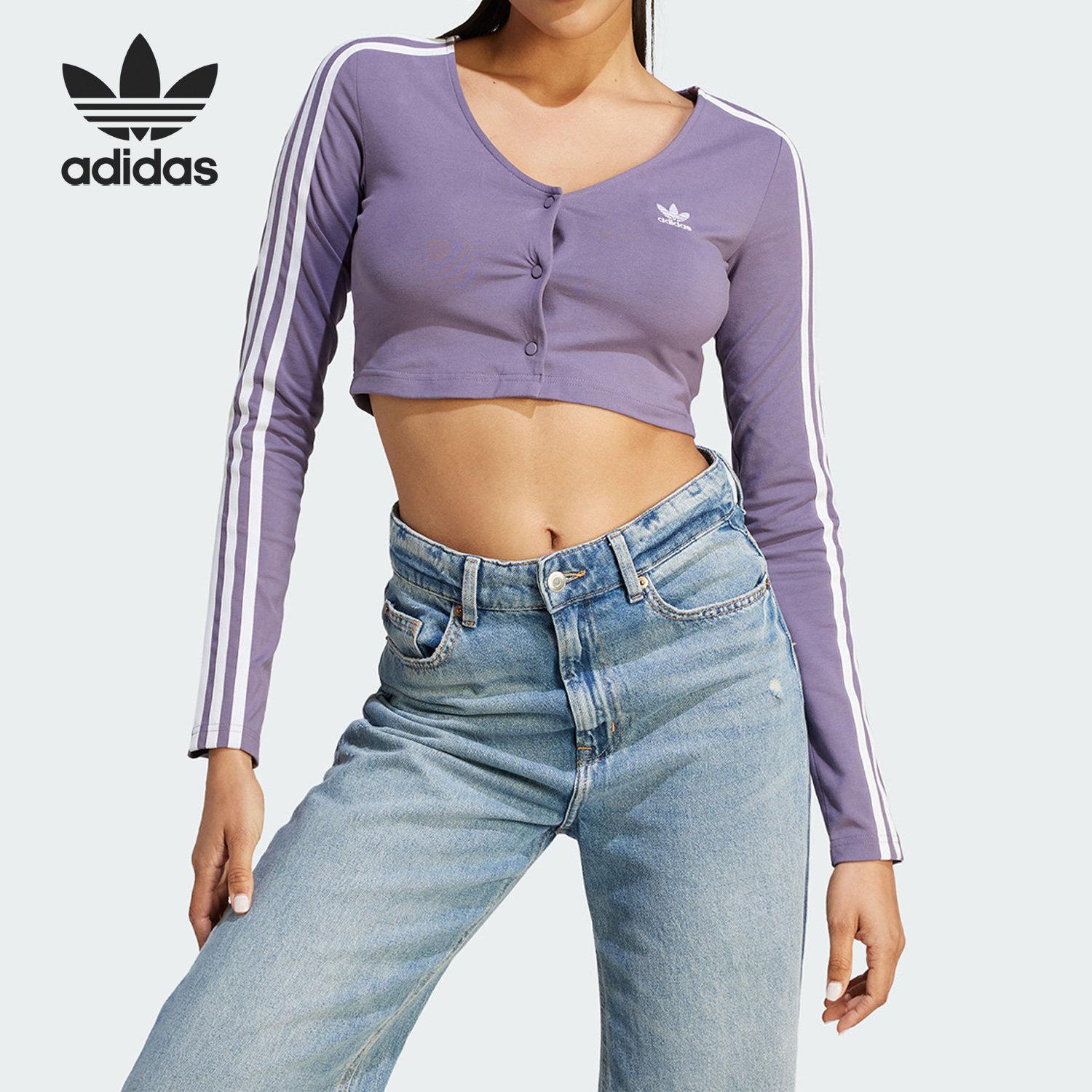 Adidas/阿迪达斯女士长袖T恤