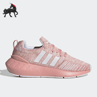 Adidas/阿迪达斯正品三叶草SWIFT RUN 22大童秋耐磨运动鞋 GZ1556