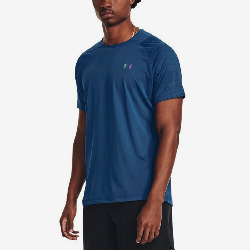 安德玛男士复古潮流轻质短袖