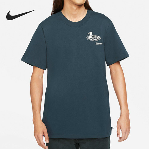 耐克男士复古圆领短袖T恤