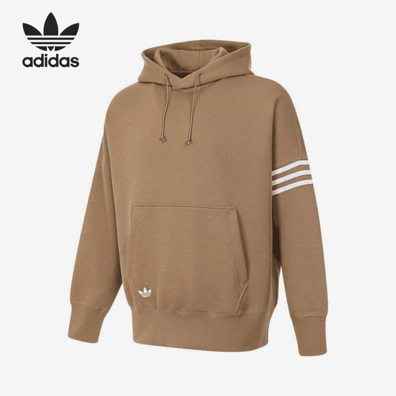 阿迪达斯男士运动宽松套头卫衣