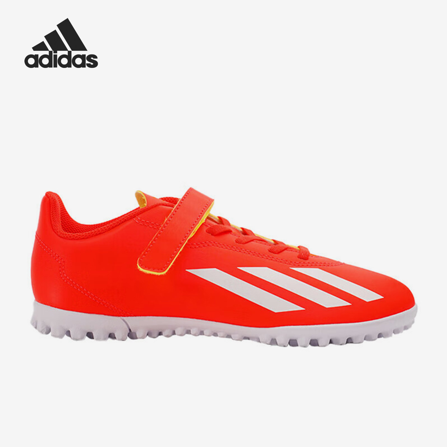 Adidas/阿迪达斯正品2024新款儿童魔术贴轻盈足球鞋IF0715