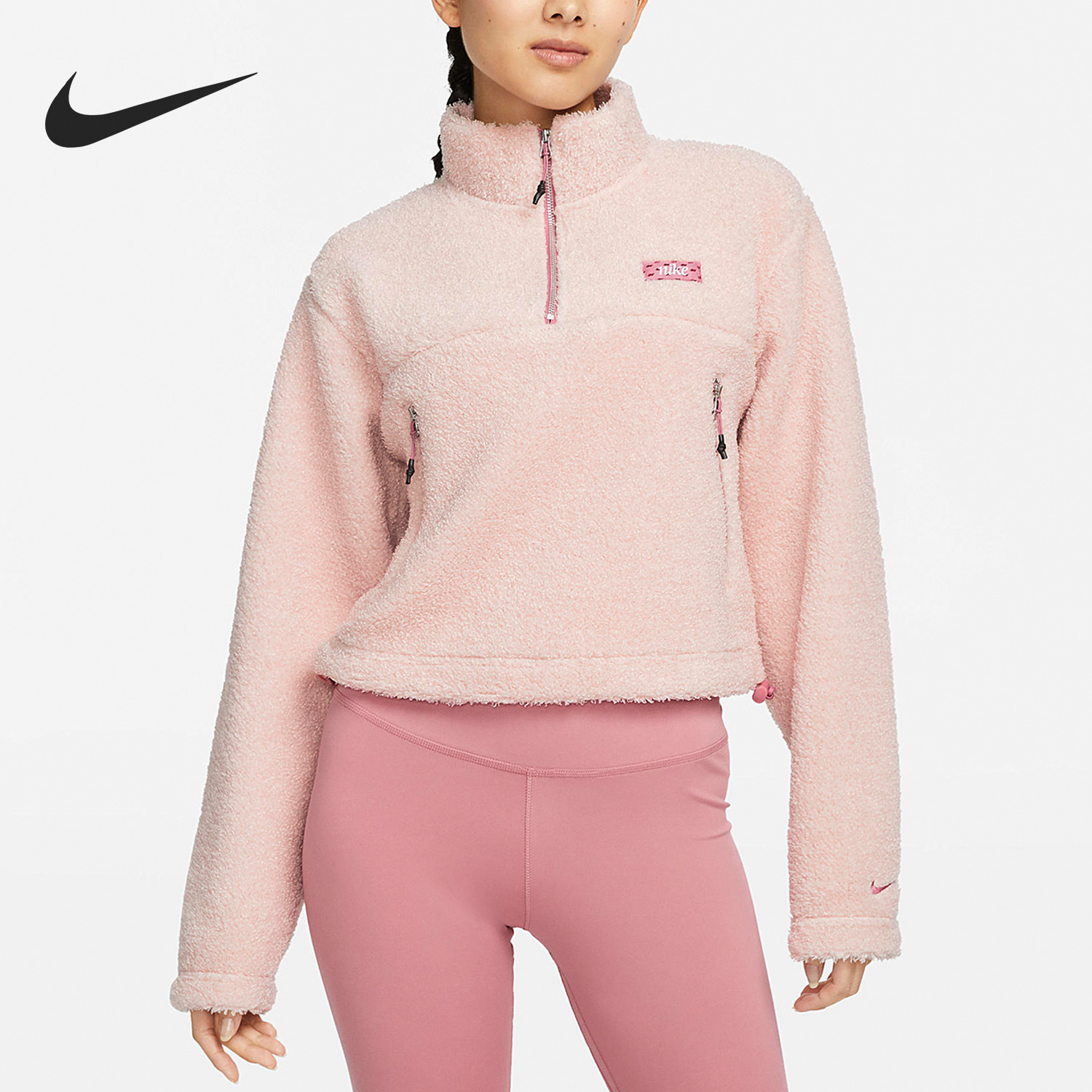 Nike/耐克正品THERMA-FIT女子秋冬保暖运动卫衣DQ6243-601