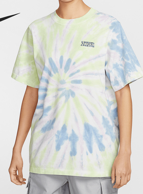 Nike/耐克正品2025夏季款女士休闲刺绣渐变经典运动T恤IF0612-731