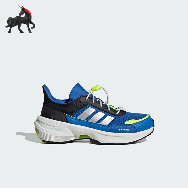 阿迪达斯小童低帮耐磨休闲鞋