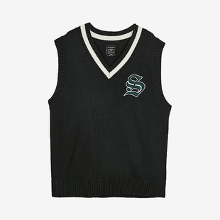 V领无袖 Skechers 男女同款 新款 套头运动背心马甲 斯凯奇正品