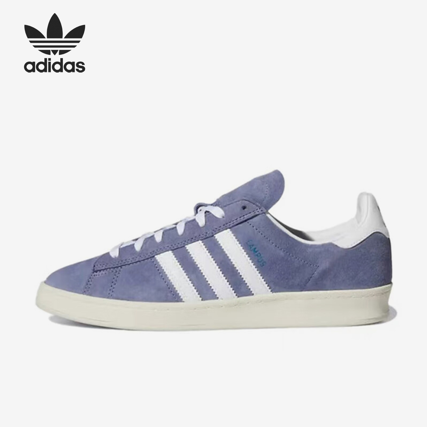 阿迪达斯男女同款系带透气板鞋