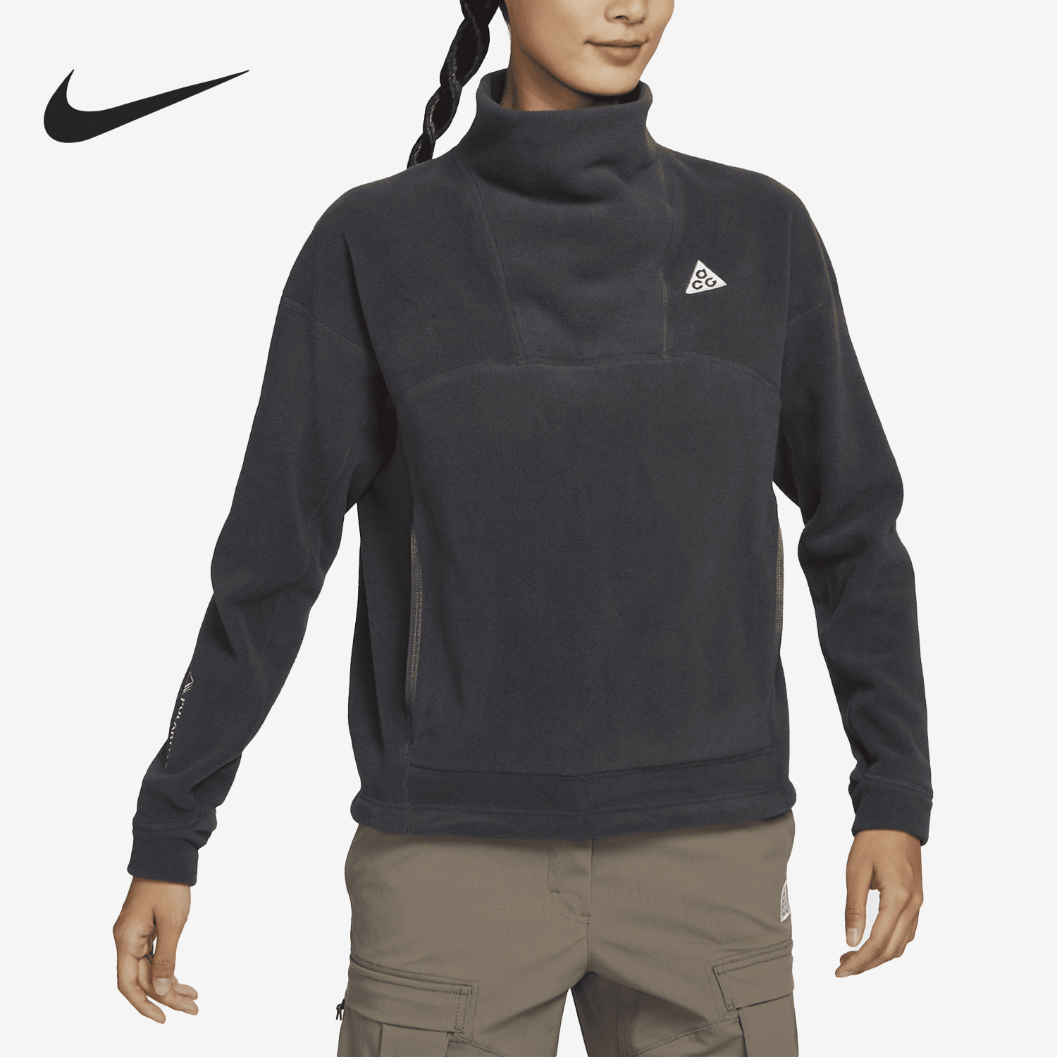 Nike/耐克女子运动训练立领卫衣