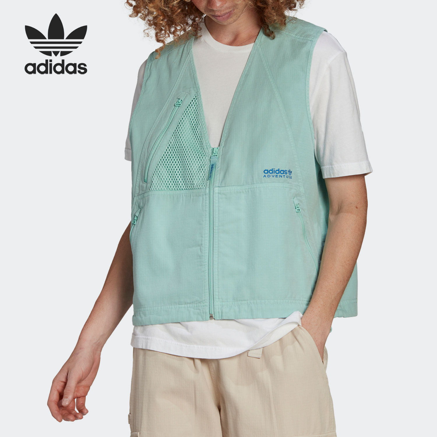 Adidas/阿迪达斯正品 WOTHERSPOON 男子运动舒适马甲 HI3301