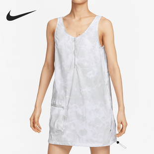 Nike/耐克正品夏季新款女士运动休闲无袖连衣裙DV8486-034