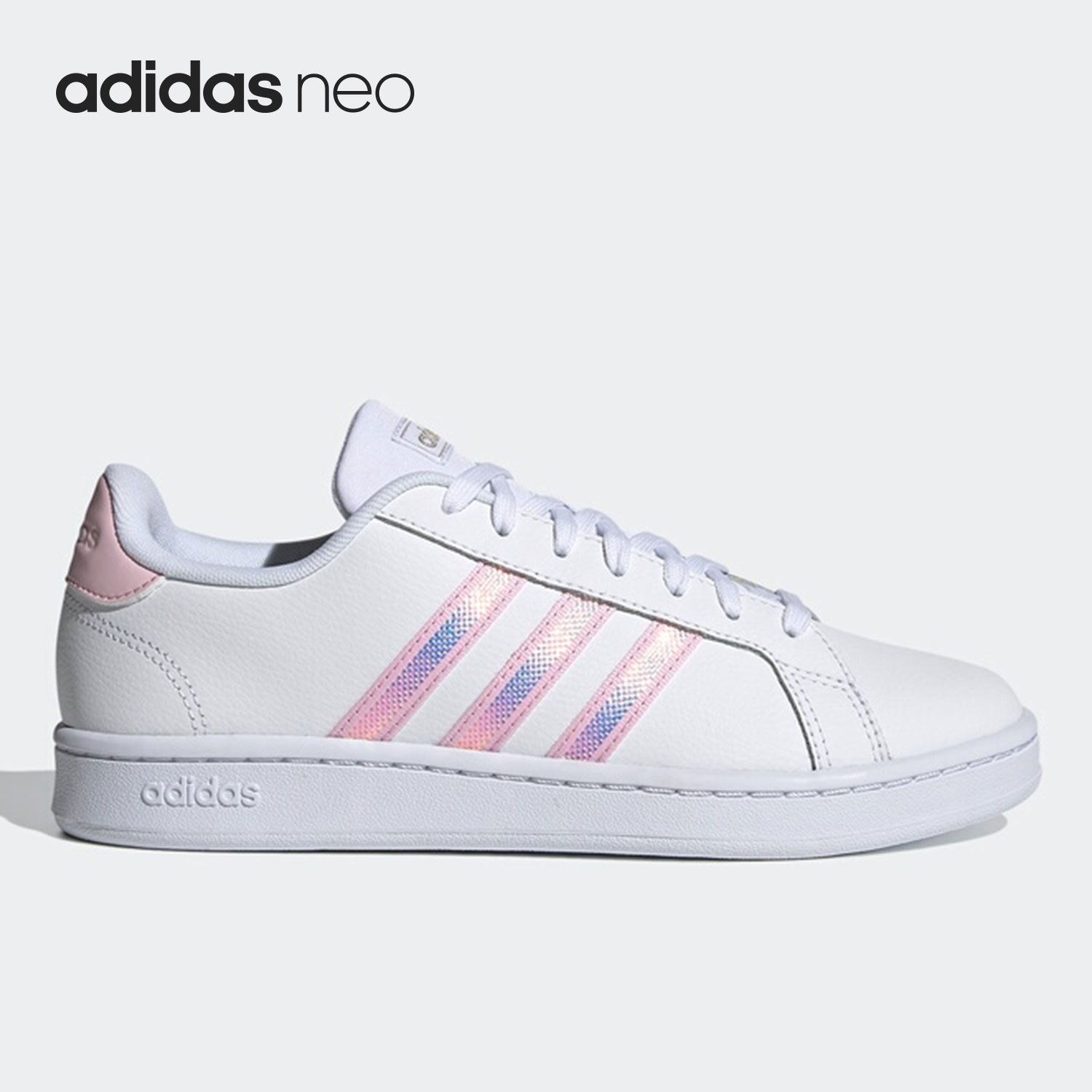 Adidas/阿迪达斯官方正品neo GRAND COURT 女子板鞋小白鞋 FY8925