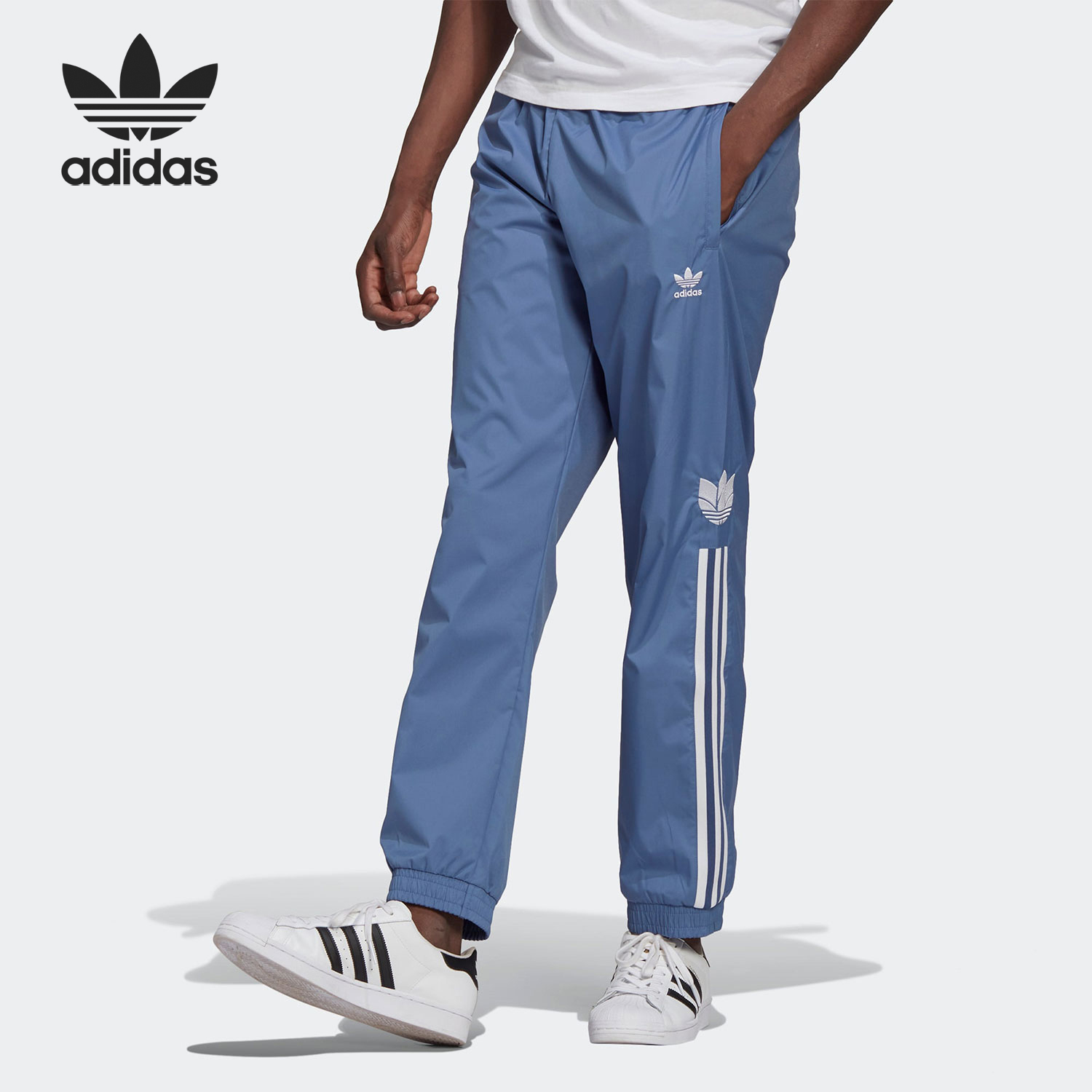 阿迪达斯男士休闲运动长裤
