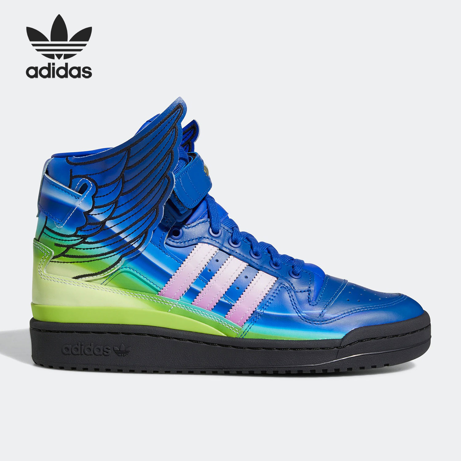 Adidas/阿迪达斯官方正品三叶草男女高帮翅膀运动休闲鞋GY4421