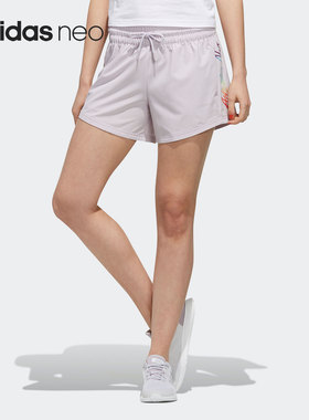 Adidas/阿迪达斯正品NEO新款女子户外运动休闲透气短裤FK9935