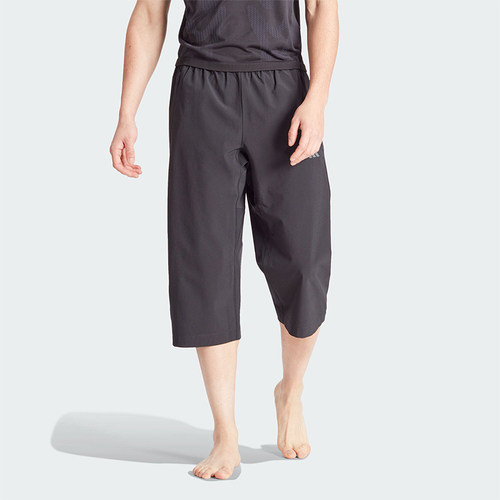 Adidas/阿迪达斯正品YOGA 3/4 PANT男士瑜伽运动七分裤IS8024
