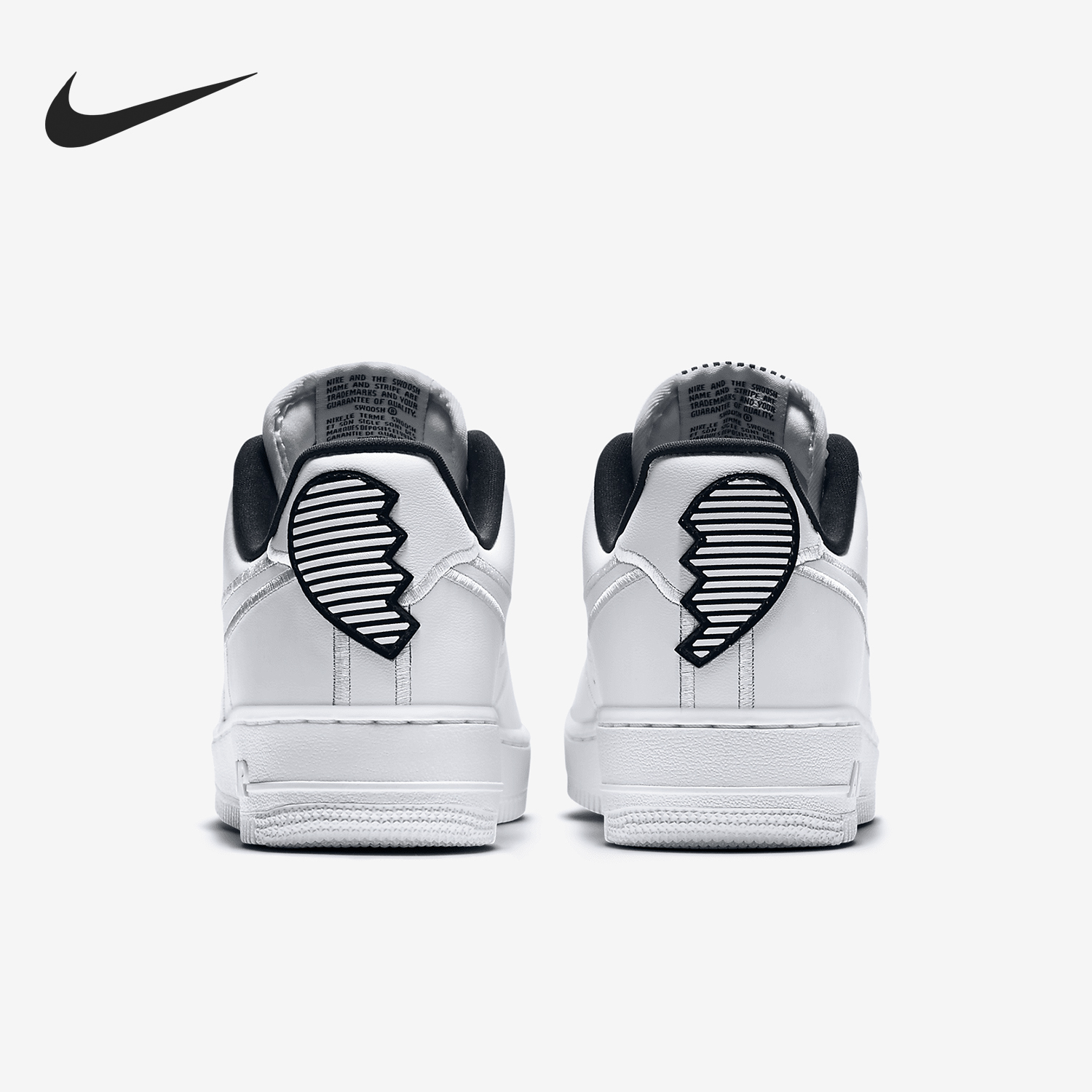 耐克女士耐磨运动板鞋系带车缝线