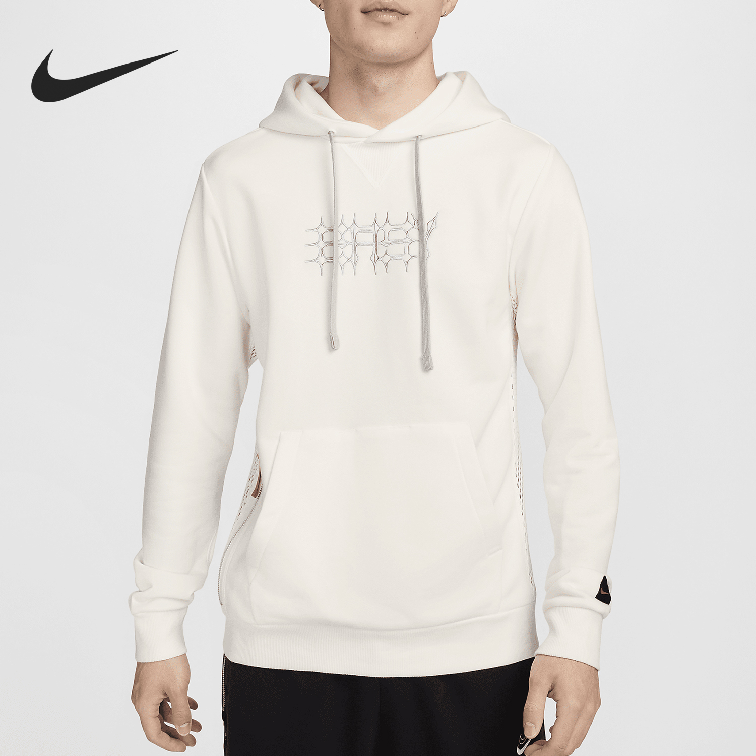 Nike/耐克官方正品2024夏季新款男士套头篮球连帽衫FN7381-133