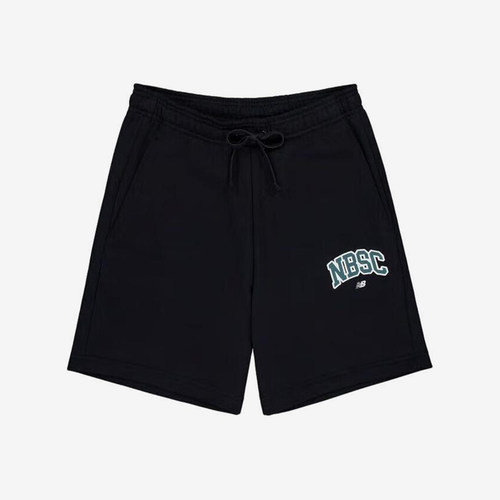 New Balance/NB正品夏季新款男子宽松透气运动短裤AMS42318-BK