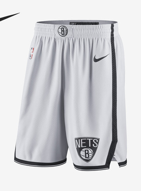 Nike/耐克正品NBA 男子布鲁克林篮网队运动短裤AJ5583-100