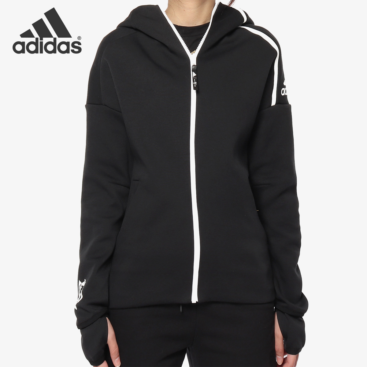 adidas阿迪达斯正品女运动夹克